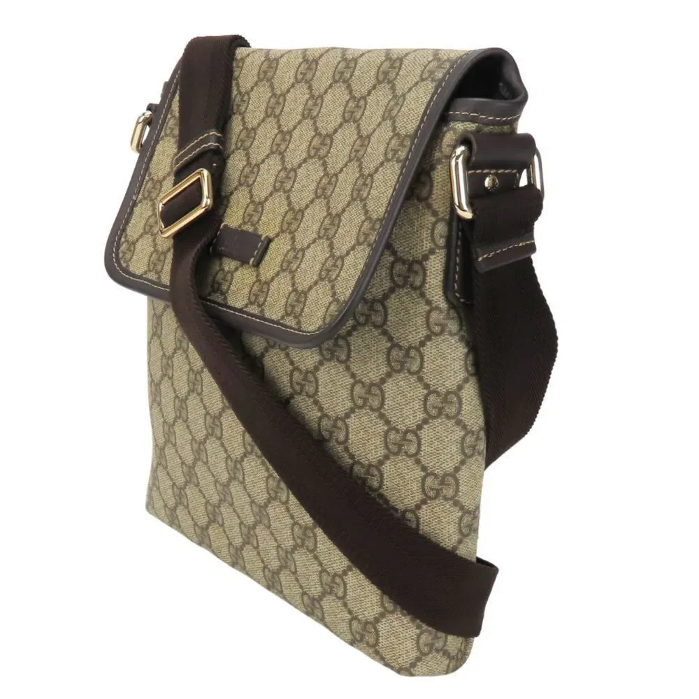 GUCCI Brown Leather Shoulder Bag - Picture 2 of 11